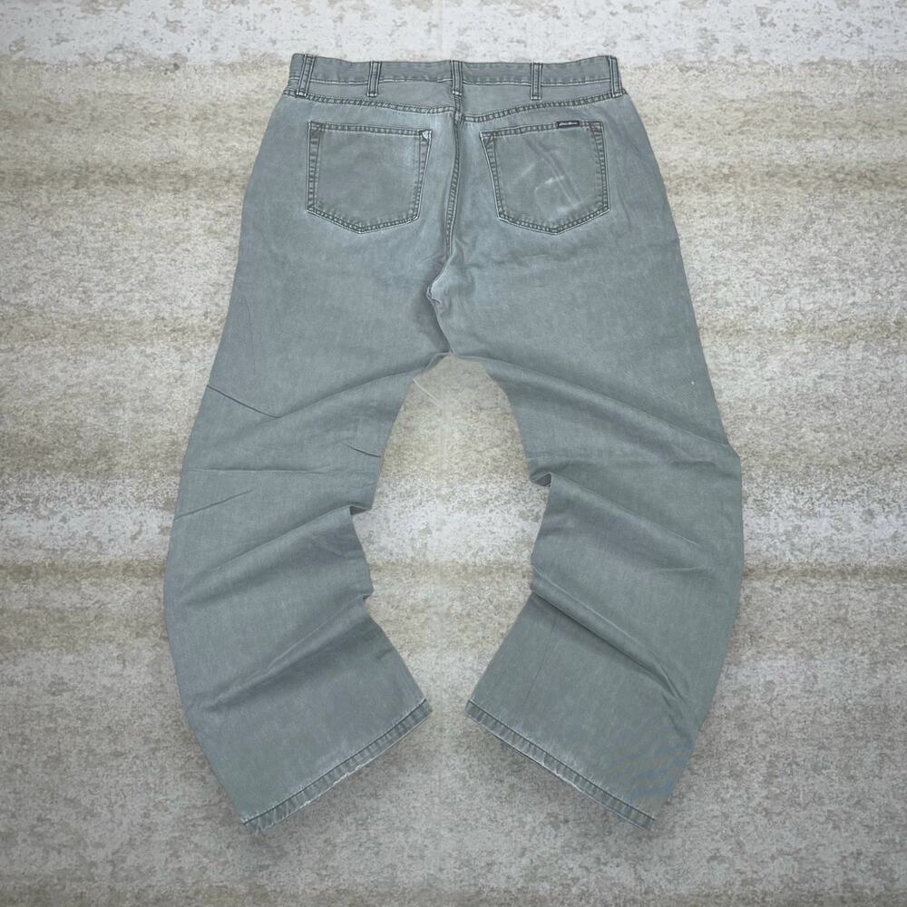 Vintage Y2K Eddie Bauer Casual Pants 36x32 Relaxed Fit Sage Green